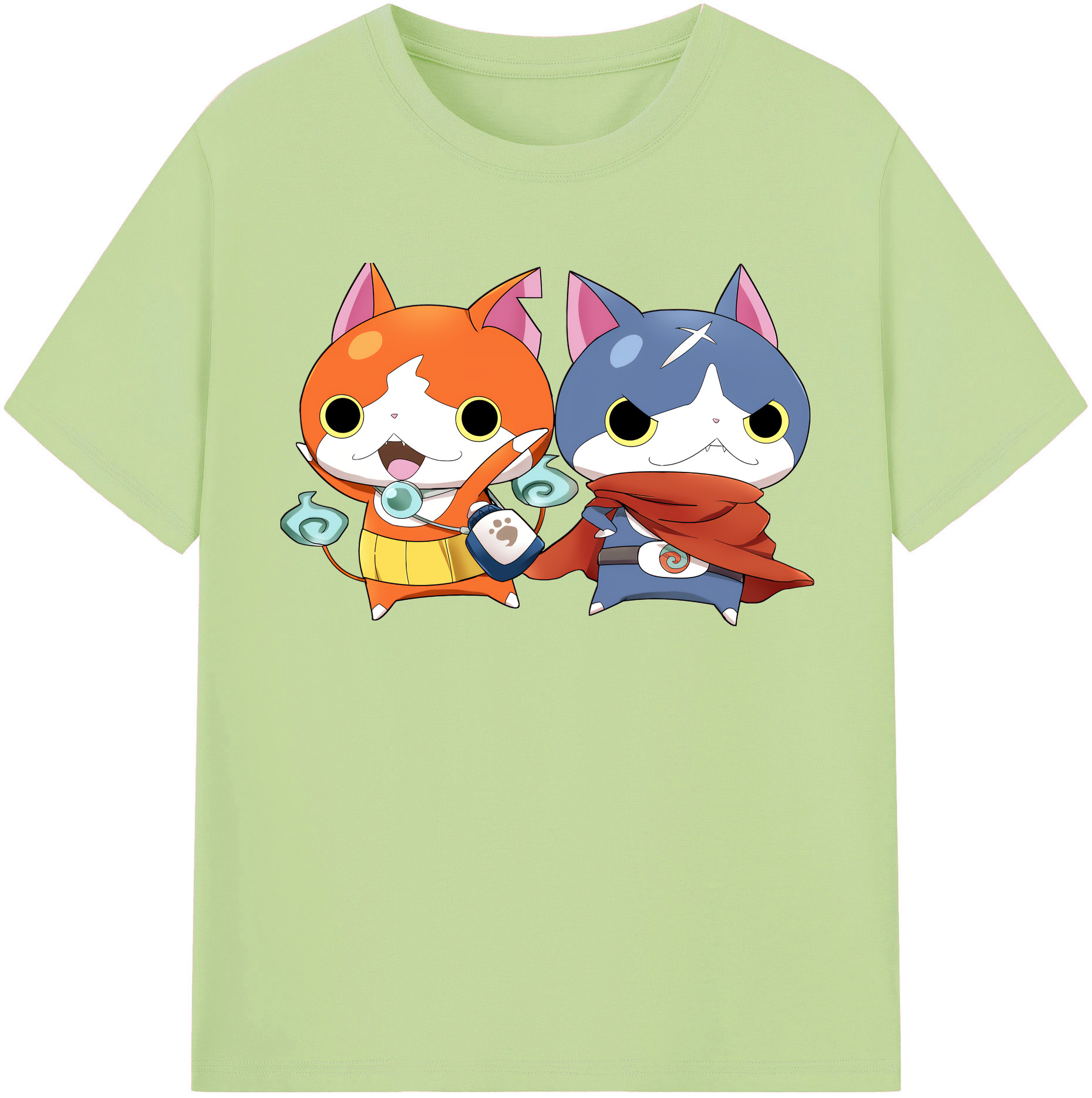 （画像用） 妖怪ウォッチ Yo-kai Watch 綿100％半袖Tシャツ（フロントプリント）